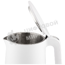 Чайник Energy E-216 1.7 л, белый, двойной корпус (164156)