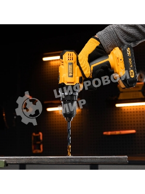 Сверло по металлу Denzel 8 мм, HSS-Tin, Golden Tip, 8 шт.