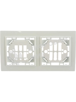 Рамка 2-м Минск горизонтальная белый Basic EKF ERM-G-302-10