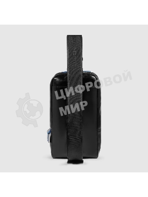 Рюкзак слинг мужской Piquadro Blue Square CA6898B2/N черный кожа