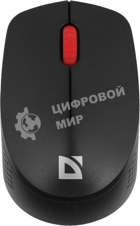 Мышь беспроводная Defender Tiana MB-055 черный, 1000 dpi, радиоканал, USB, кнопки - 3