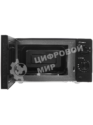 Микроволновая печь ECON ECO-2031M черный, 20 л, 700 Вт, переключатели - поворотный механизм