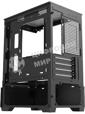 Корпус Bloody CC-125-BK, Mini-Tower, чёрный