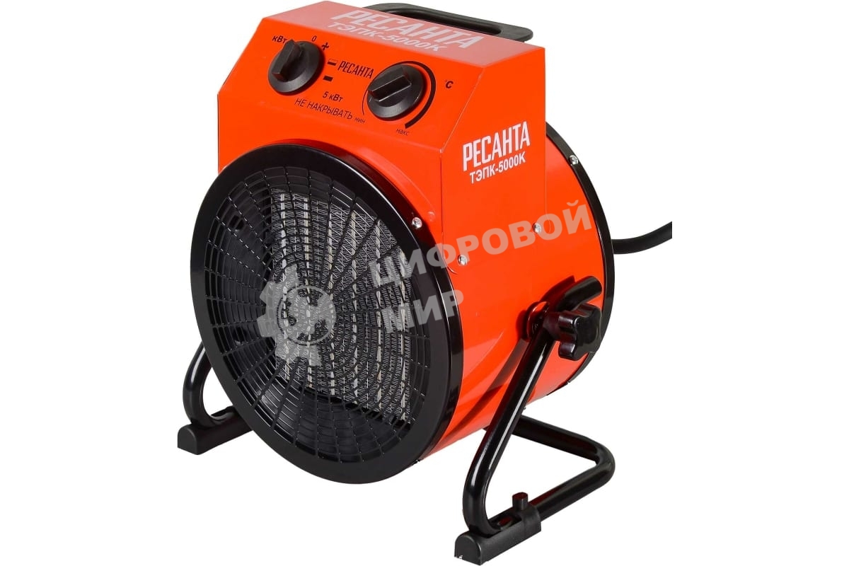 Тепловая пушка электрическая Ресанта ТЭПК-5000K,5кВт красный 67/1/25