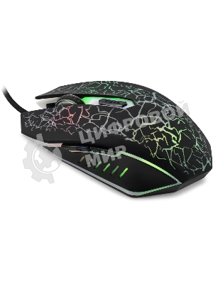 Мышь проводная Oklick 896G черный, 12800 dpi, USB, кнопки - 5