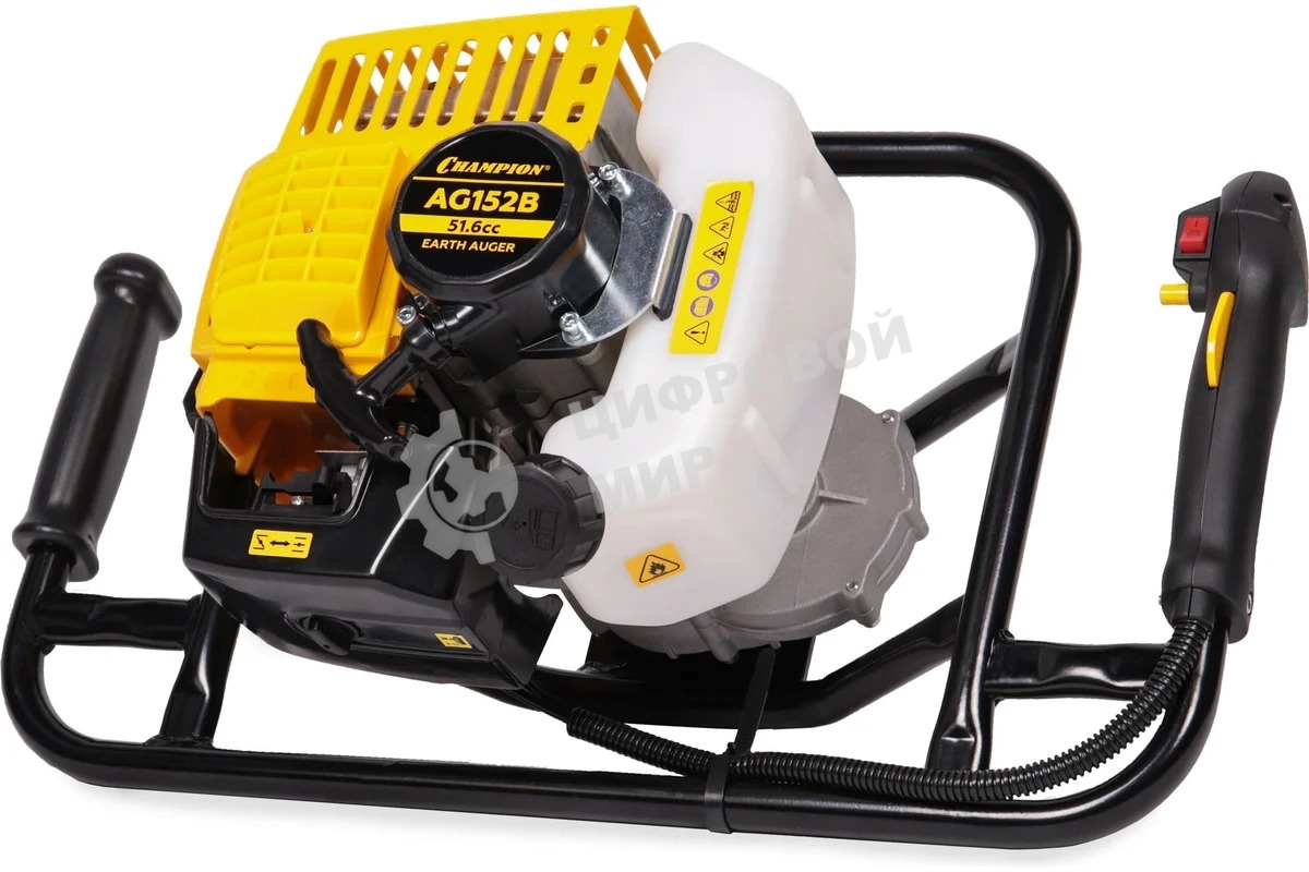 Мотобур Champion AG152B 1,46кВт 51,6см 9,2кг без шнека