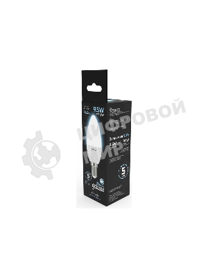 Лампа светодиодная LED Gauss Candle E14 9.5Вт 4100К