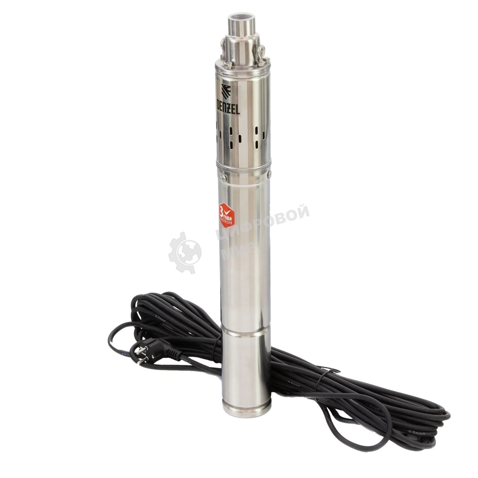Скважинный насос Denzel DWS-3-75 винтовой, диаметр 3