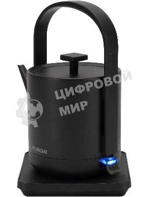 Чайник электрический Hyundai HYK-S2507 0.6 л, 1000 Вт, черный