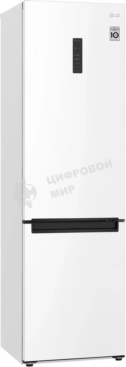 Холодильник LG GA-B509LQYL белый двухкамерный 277/107л морозилка снизу, No Frost
