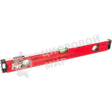 Уровень Matrix алюминиевый, 600 мм, фрезерованный, 3 глазка (1 зеркальный), усиленный