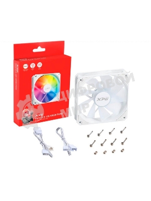 Вентилятор для корпуса ADATA XPG VENTO R 120 ARGb PWM белый, 120 мм, 1600 об/мин, 32 дБ, 4 pin