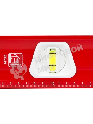 Уровень алюминиевый Matrix, магнит фрезерованный, 3 глазка 2 комп, рукоятки, 800 мм