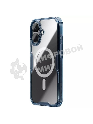 Чехол Nature TPU Pro Magnetic Case, синий, (AP iP16 Plus)