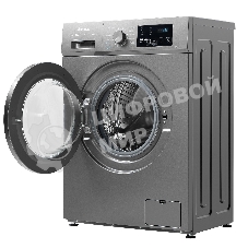 Стиральная машина Бирюса WM-SM712/08 M Металлик, загрузка фронтальная 7 кг, 1200 об/мин, класс А+++