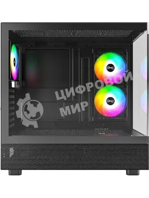 Компьютерный корпус Montech XR черный без БП ATX 3x120мм 2xUSB3.0 1xUSB3.1 audio bott PSU