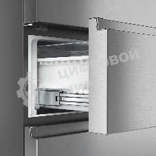 Холодильник Hisense RT641N4ACE серый, двухкамерный, 366/169, морозилка снизу, No Frost