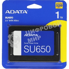 Накопитель SSD ADATA Ultimate SU650, 1Tb, SATA III, 2.5