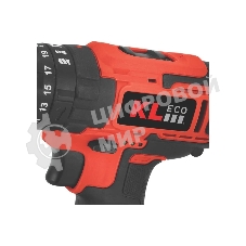 Дрель-шуруповерт KLECO KE18DM-20DB, 18 В, 2 Ач, 30 Нм, щеточный, ударный