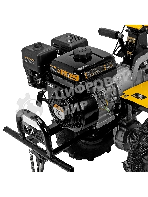 Мотоблок Denzel DPT-370X 7 л.с., диск.сцеп, шир 90 см, глуб 35 см, фрез 3х4, ВОМ, передачи 3В/1Н