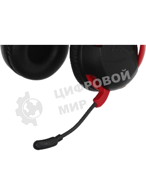 Наушники с микрофоном HyperX Cloud Mini черный/красный накладные BT оголовье (7G8F1AA)