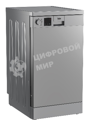 Посудомоечная машина Beko DVS050R02S, серебристый, 44.8 см, 10 компл., сушка конденсационная, 49 дБ, класс A+