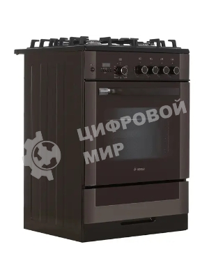 Плита газовая Gefest ПГ 6500-04 0245 коричневый, конфорок 4 шт, духовка 52 л, 60 см x 85 см x 60 см
