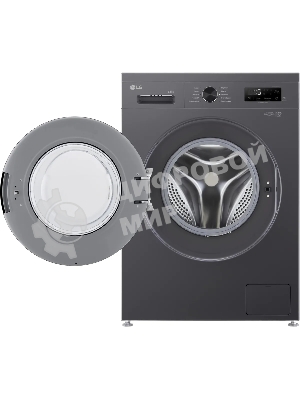 Стиральная машина LG F2Y1WS6J темно-серый, загрузка фронтальная 6,5 кг, 1200 об/мин., класс: A