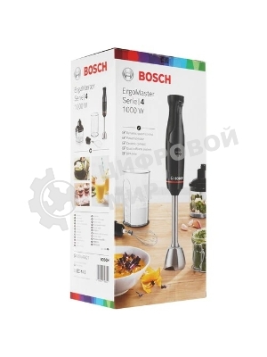 Блендер погружной Bosch MSM4B621, 1000 Вт, черный