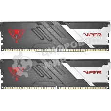 Оперативная память Patriot Memory Viper Venom, DDR5, 48Gb (2x24GB), 6000 MHz, CL30, DIMM, с радиатором, черный