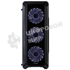 Компьютерный корпус Zalman i3 edge черный без БП ATX 3x120мм 2xUSB 2.0 1xUSB 3.0 audio bott PSU