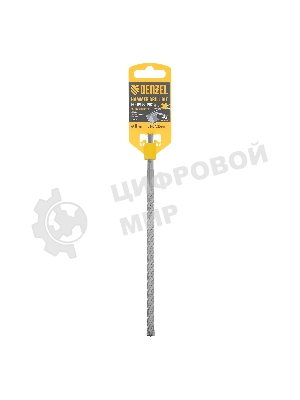 Бур по бетону Denzel цельная крестовая пластина, 8x215 мм, SDS PLUS