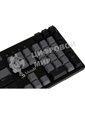Клавиатура проводная A4Tech Bloody B828N USB черный/серый