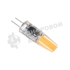 Лампа светодиодная JazzWay PLED-G4 COB 3Вт капсульная 3000К теплый белый G4 240лм 220В