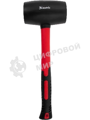 Киянка резиновая Matrix 11194 910 г, черная резина, фибергласовая рукоятка