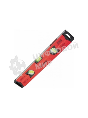 Уровень Matrix алюминиевый магнитный, 1200 мм, фрезерованный, 3 глазка, усиленный