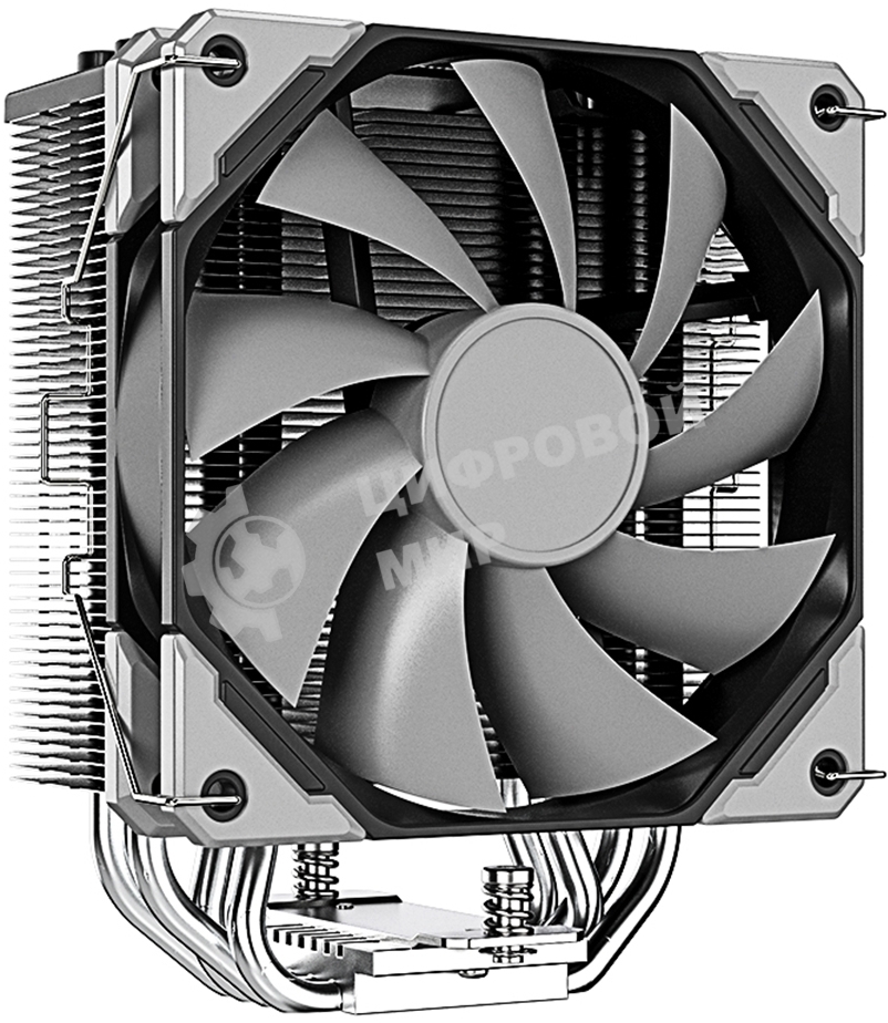 Кулер Cooler ID-Cooling SE-214-XT BASIC черный/серебристый 120мм алюминий+медь 1800rpm 27db 4-pin 180W 150мм