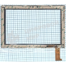 Сенсорное стекло (тачскрин) WJ916-FPC-V1.0, черное