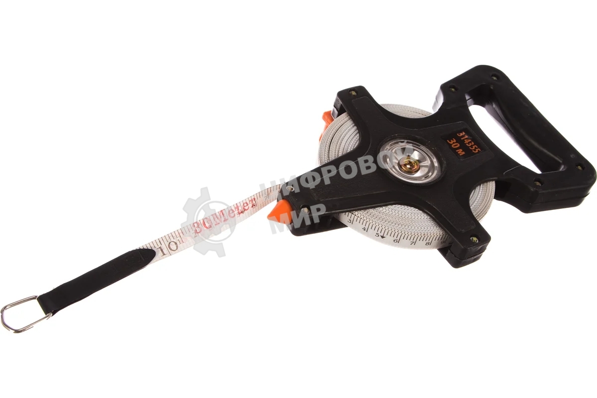 Рулетка Sparta геодезическая 30 мх12.5мм лента пвх открытый корпус