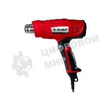 Фен технический Зубр ФТ-1600мастер. слюдяной изолятор насадки 2 режима 350град/350л/мин