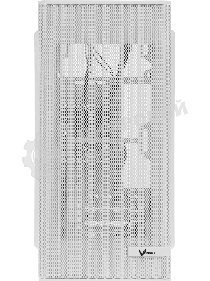 Компьютерный корпус AeroCool/Formula Air Mesh G1 белый без БП mATX 1x80мм 2xUSB 2.0 1xUSB3.1 audio bott PSU