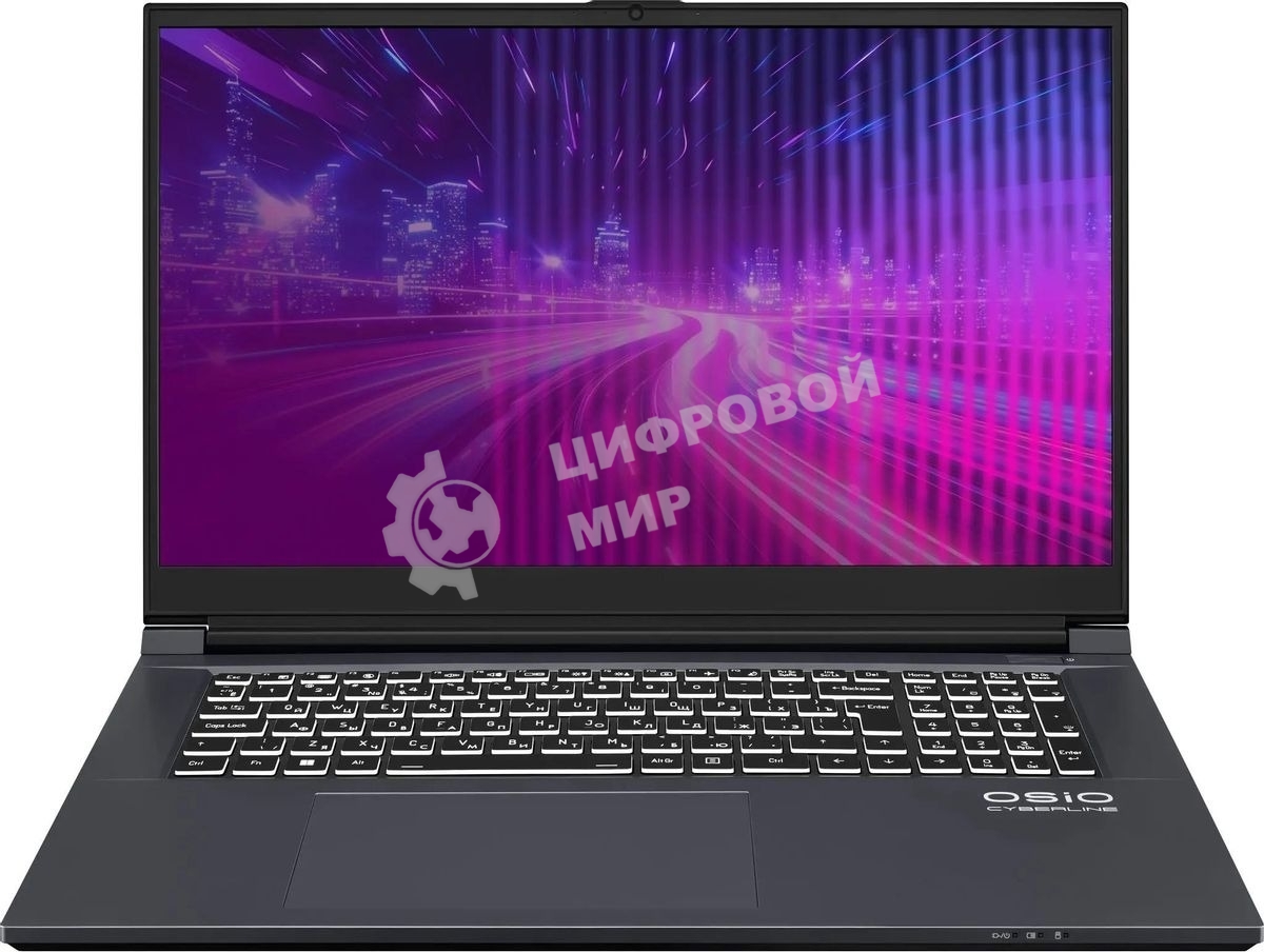 Ноутбук Osio CyberLine C170i-002 Core i5 12600H 16Gb SSD 512Gb NVIDIA GeForce RTX 4050 17.3