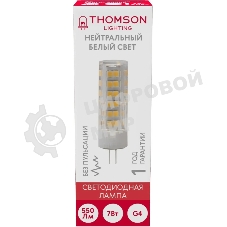Лампа cветодиодная LED Thomson TH-B4208 G4, капсульная, 7 Вт, 4000К, белый нейтральный, 1 шт.