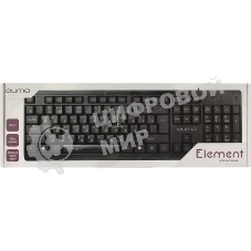 Клавиатура Qumo Office Element K65 проводная, USB Type-A, чёрный