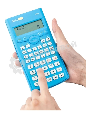 Калькулятор научный Deli E1710A/BLU синий 10+2-разр.