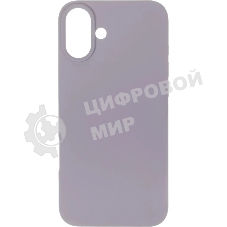 Чехол (клип-кейс) BoraSCO для Apple iPhone 16 Plus Microfiber Case лавандовый (73686)