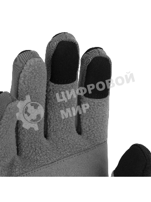 Перчатки универсальные Denzel 68087 искусственный мех, работа с сенсорным экраном, размер 9