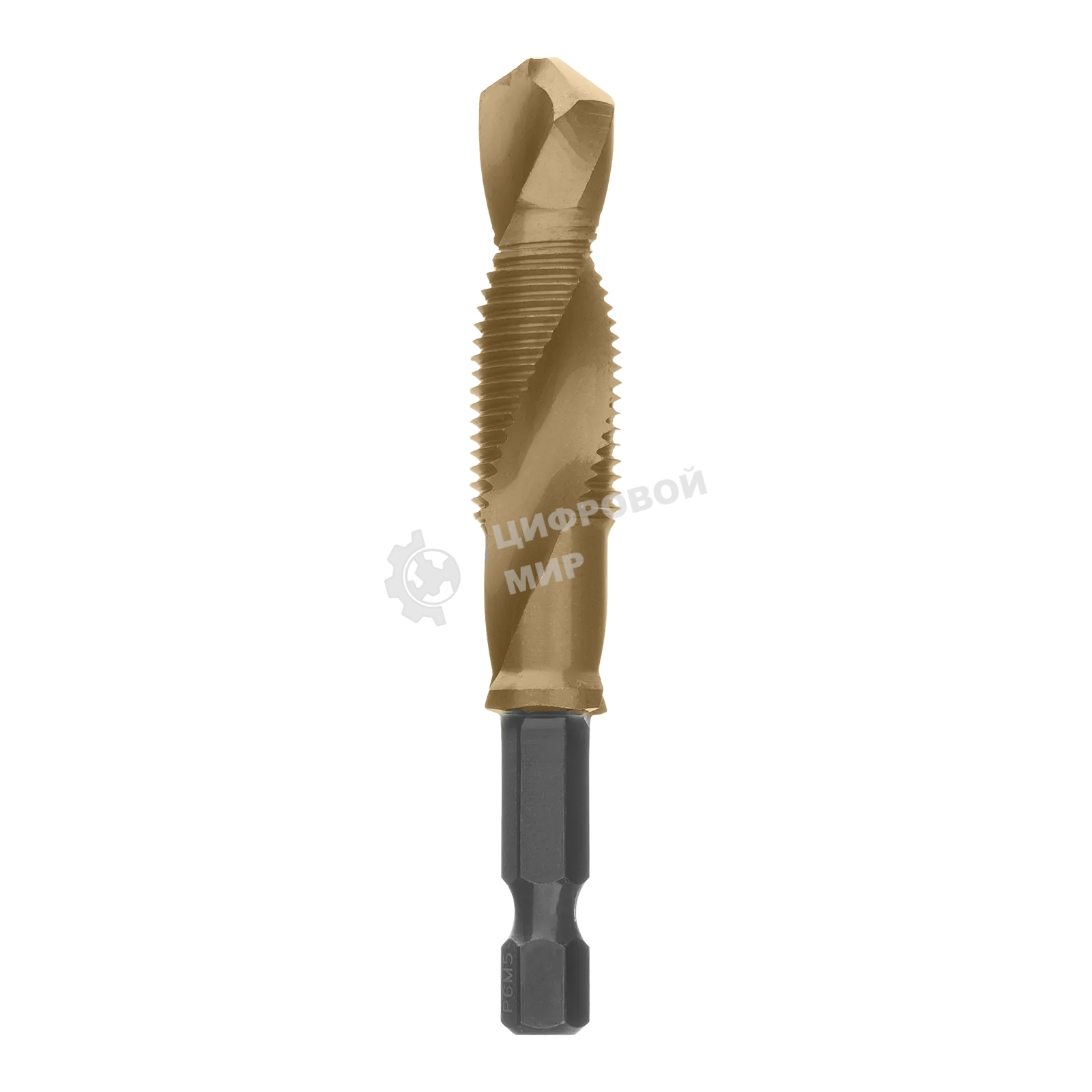 Сверло-метчик Denzel М12 х 1,25 мм, Р6М5