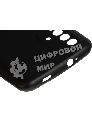 Чехол (клип-кейс) BORASCO Silicone Case, для Xiaomi Redmi 9t, черный