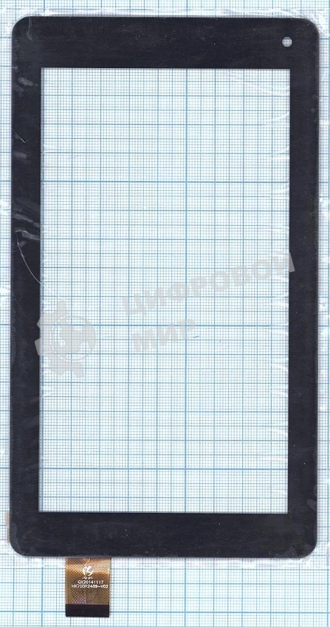 Сенсорное стекло (тачскрин) HK70DR2489-V02, черное